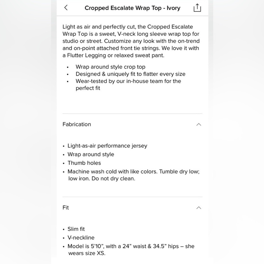 ALO Yoga White Escalate Wrap Top - Picture 3 of 15